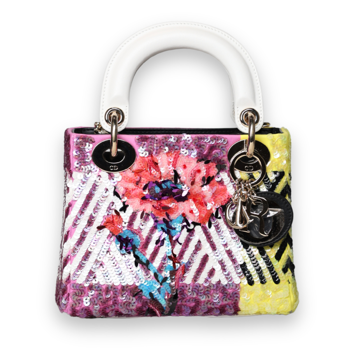 Dior - Small Lady Dior Multicolor Handbag (Pre-Owned)