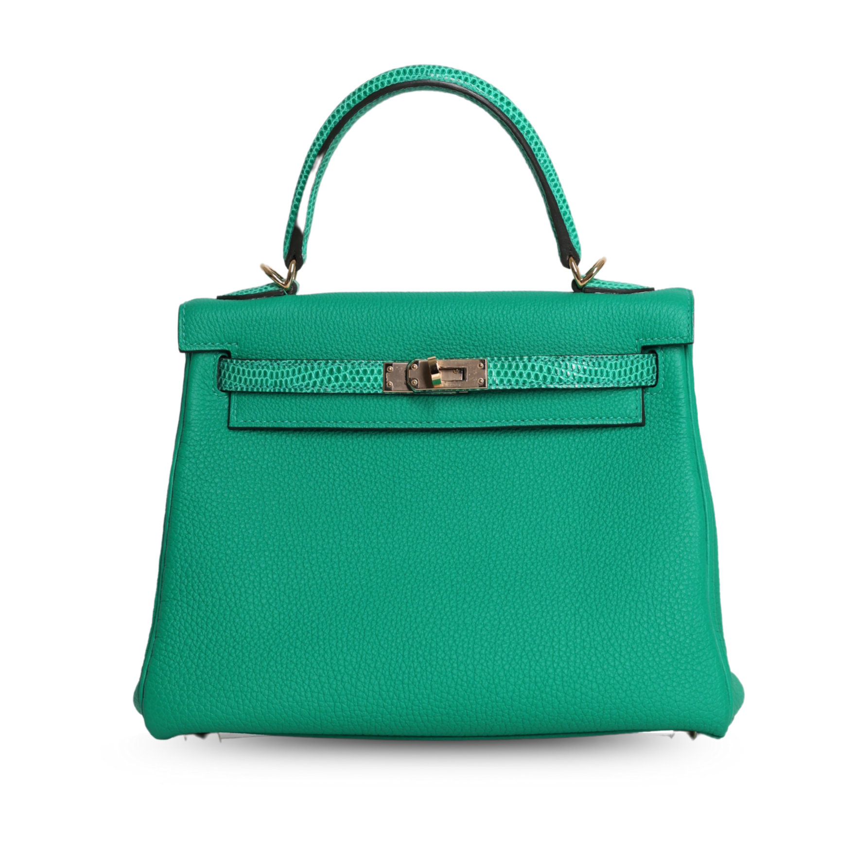 Hermes - Limited Edition Kelly Bag Bambou Green Touch 25 (Pre-Owned)