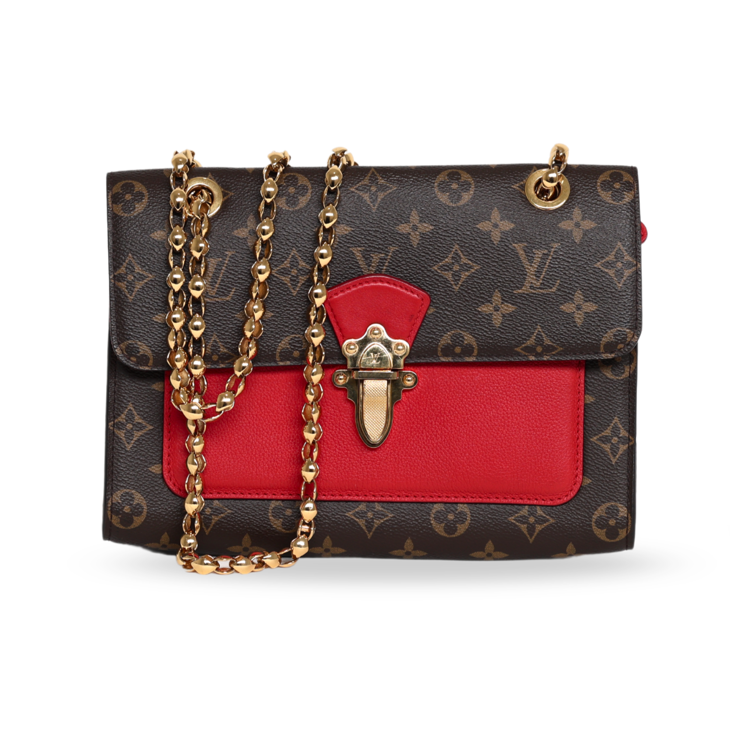 Louis Vuitton - Victoire Handbag Monogram Canvas and Leather (Pre-Owned)