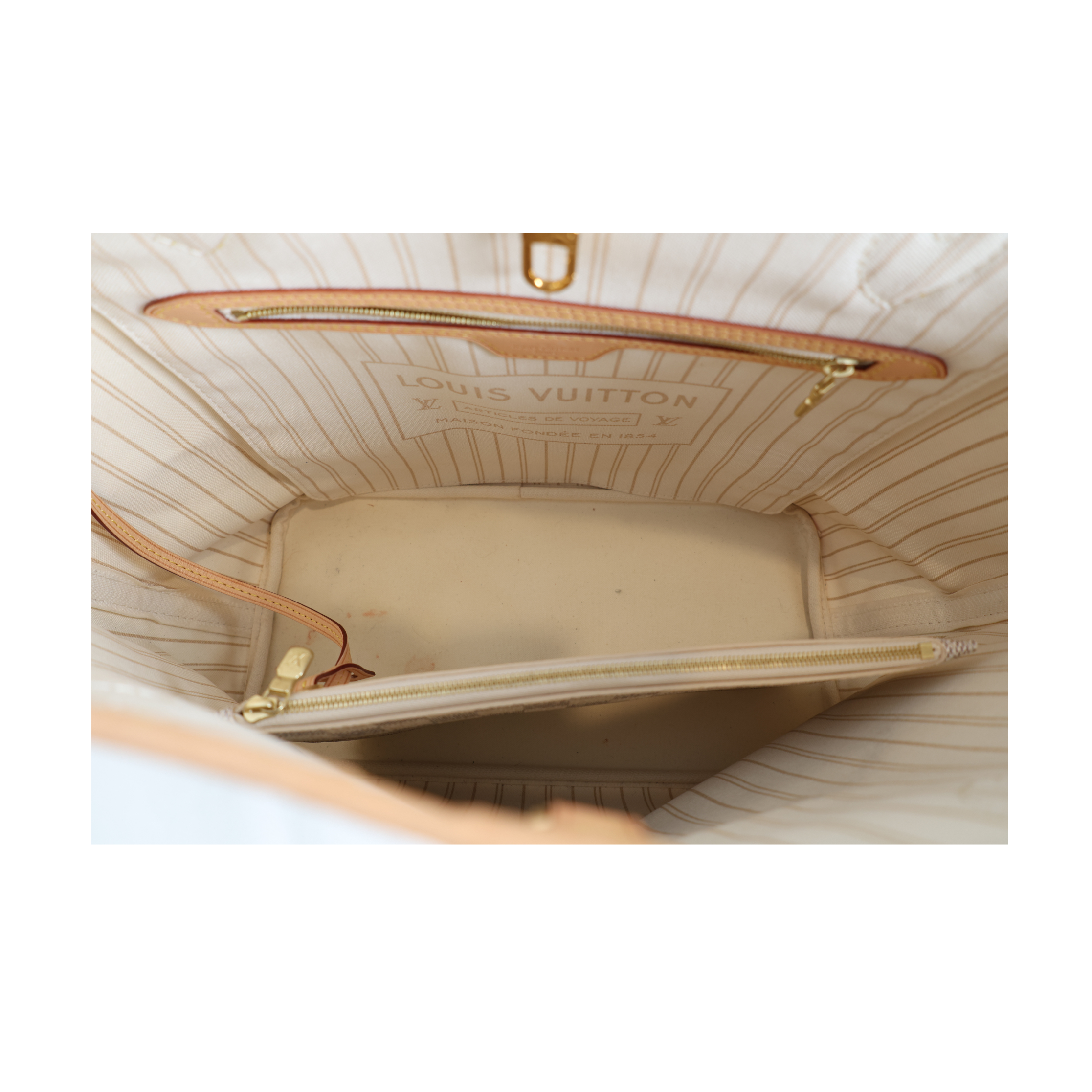 Louis Vuitton - Neverfull GM Damier Azur Rose Ballerine (Pre-Owned)