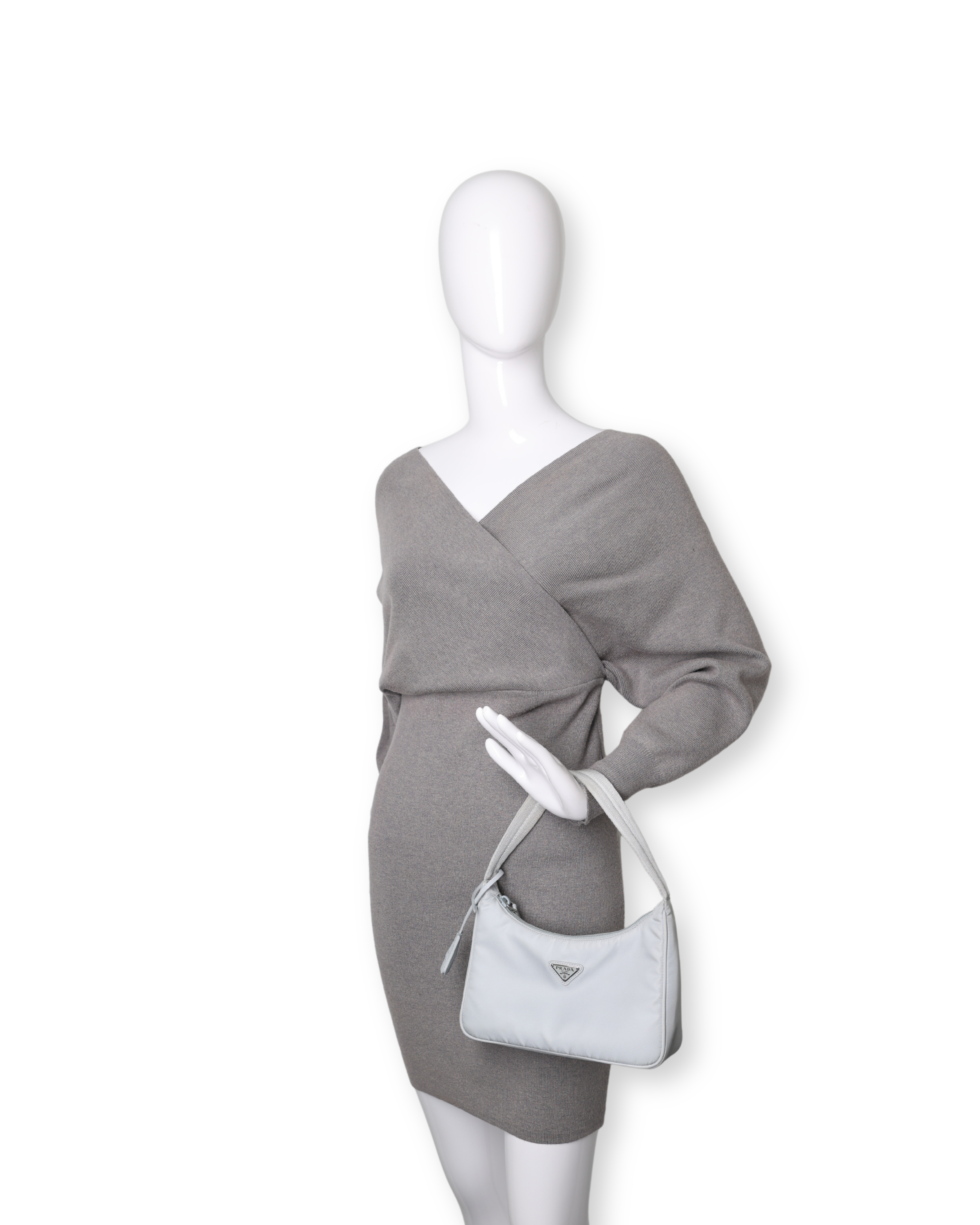 Prada - Tessuto Nylon Mini Re-Edition 2000 Bag Fiordaliso (Pre-Owned)