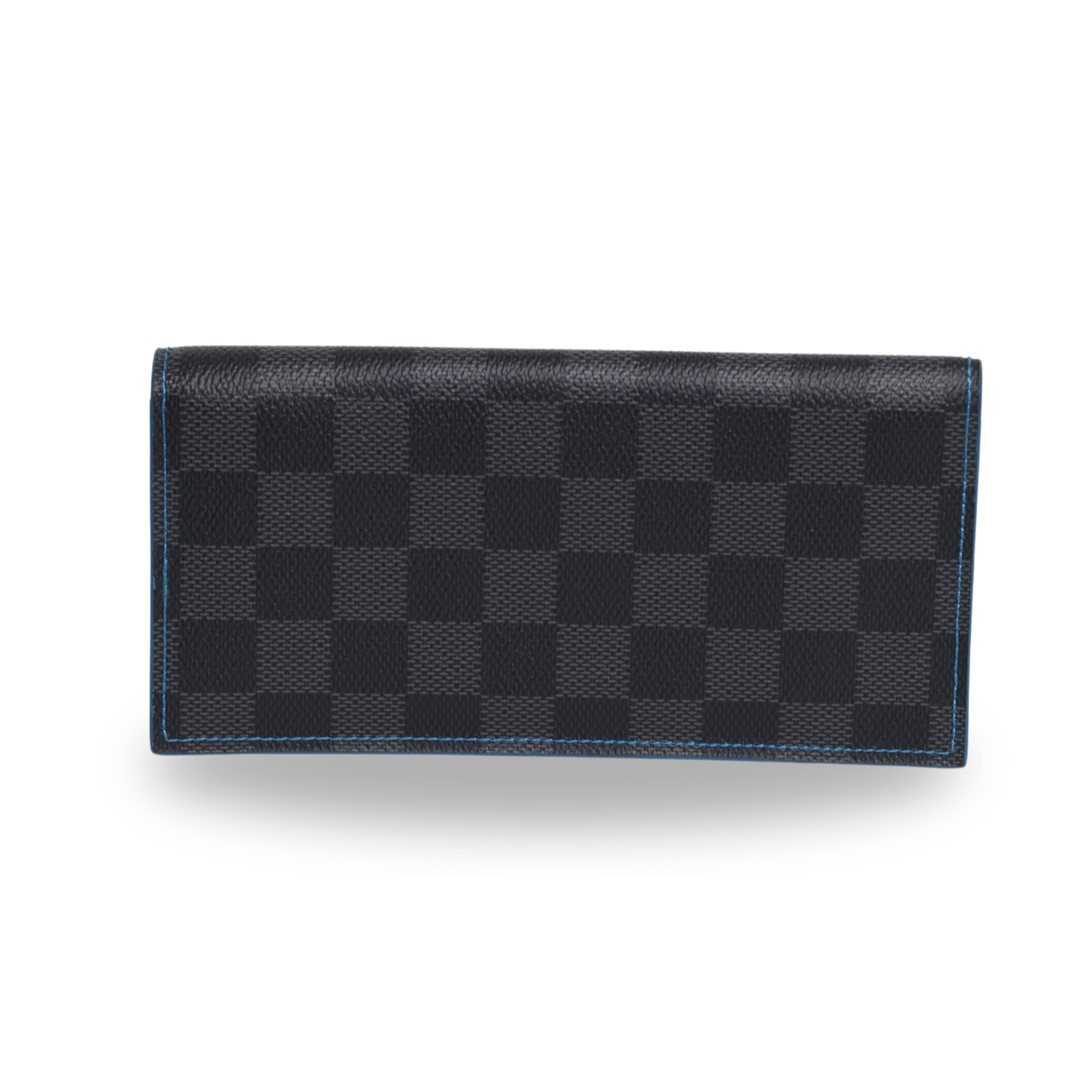 Louis Vuitton - Damier Graphite Brazza Wallet Bleu Neon (Pre-Owned)
