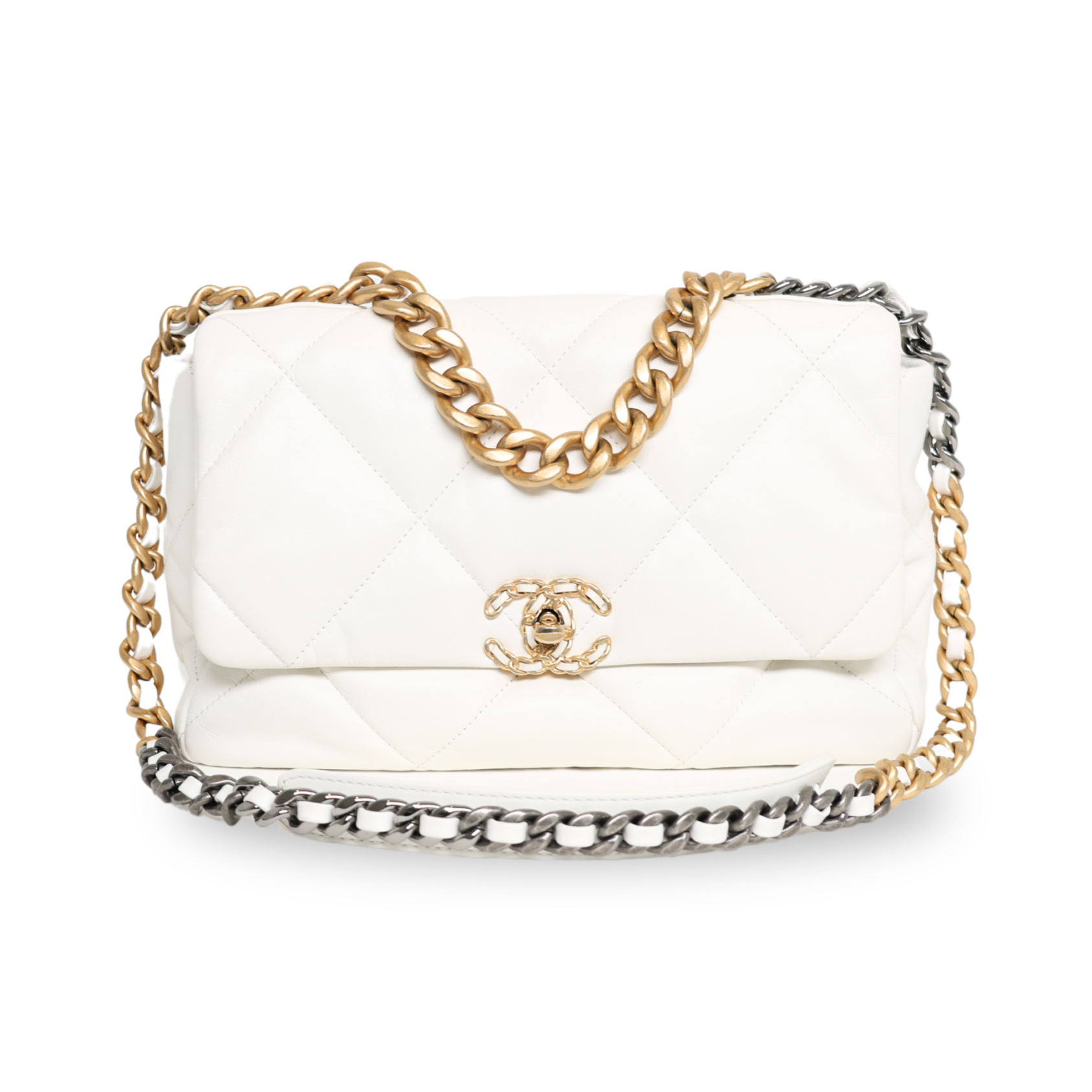 Chanel - Lambskin Quilted Large Chanel - 19 Flap (Pre-Owned)