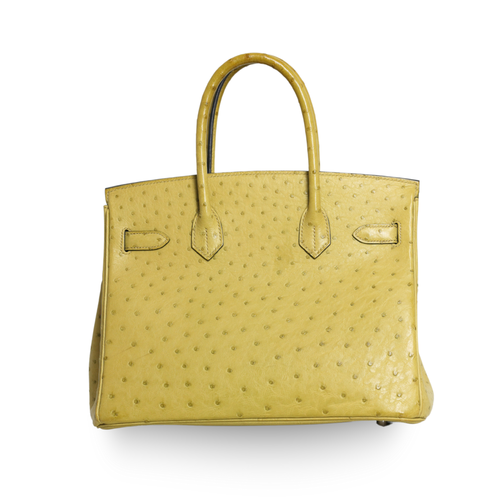 Hermes - Kiwi Ostrich Birkin 30cm Handbag Palladium Hardware (Pre-Owned)
