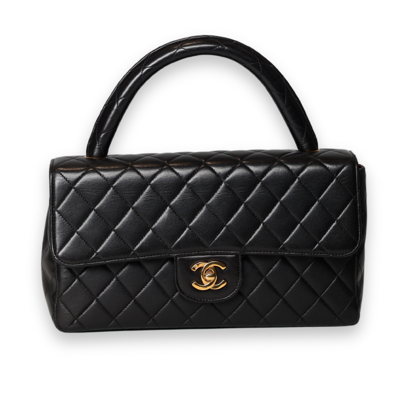 Chanel - Lambskin Parent Top Handle Flap Bag (Pre-Owned)