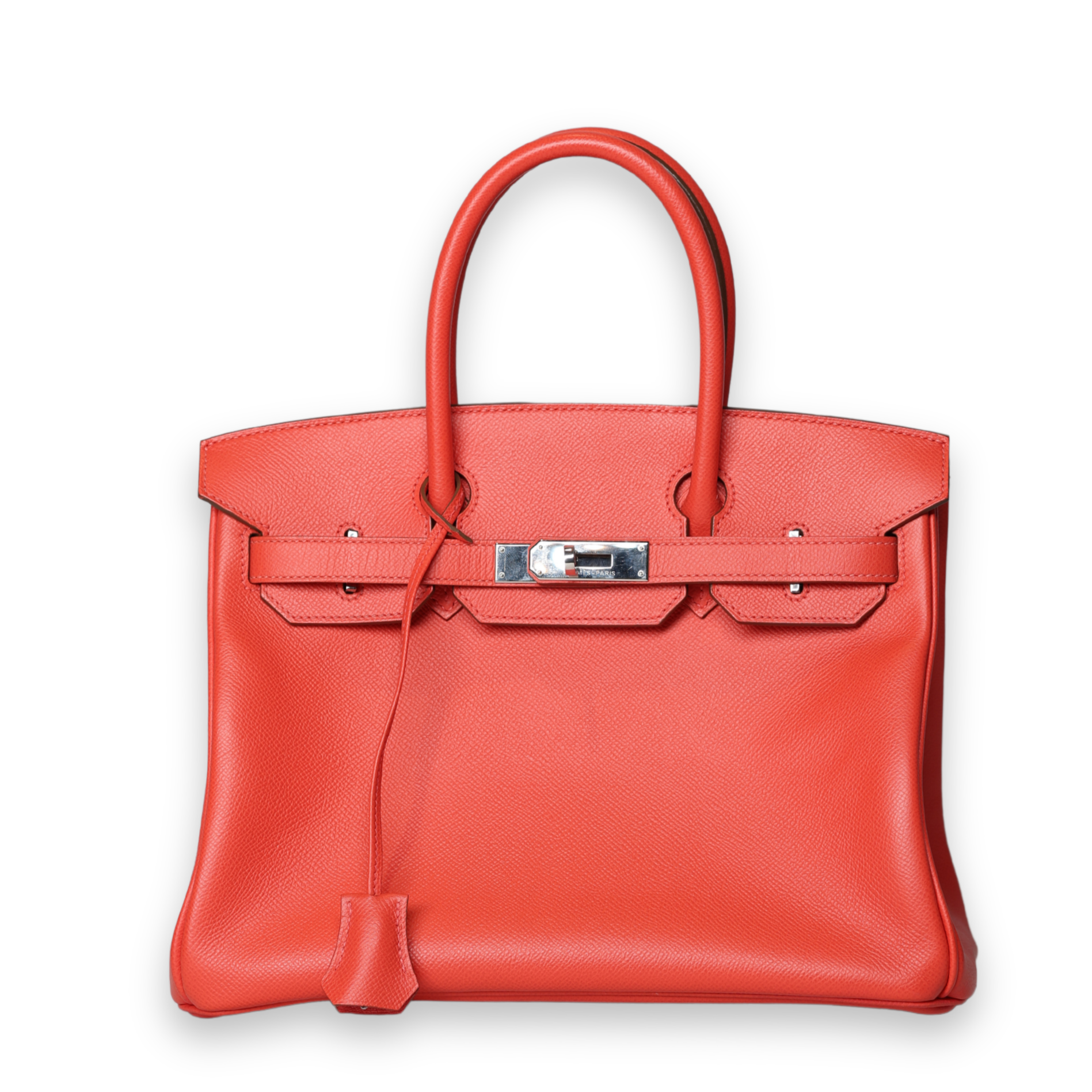 Hermes - Birkin 30 Rose Jaipur Palladium Hardware w/ Rodeo Charm (Pre-Owned)