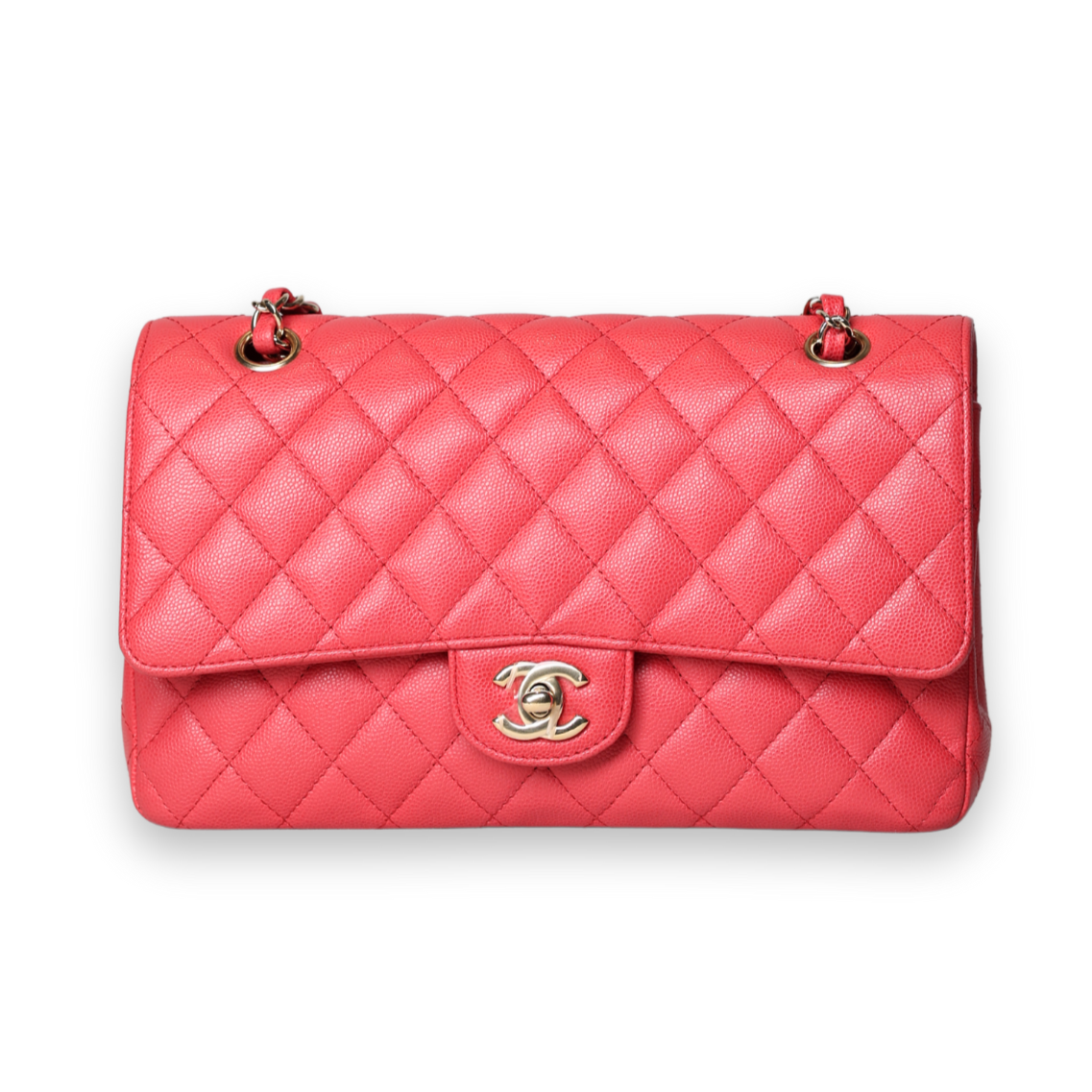 Chanel - Double Flap Medium Hot Pink (Pre-Owned)