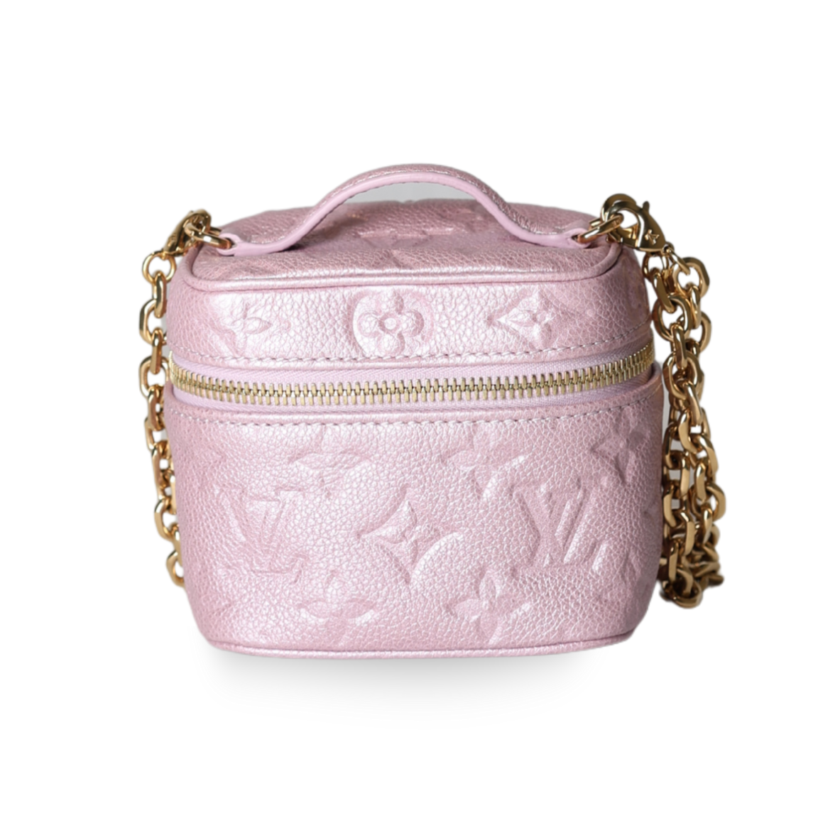 Louis Vuitton - Monogram Empreinte Nice Nano Vanity Case Rose Pink (Pre-Owned)
