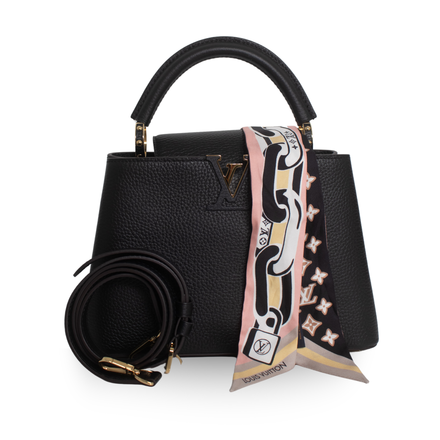 Louis Vuitton - Capucines Mini Black Taurillon Leather (Pre-Owned)
