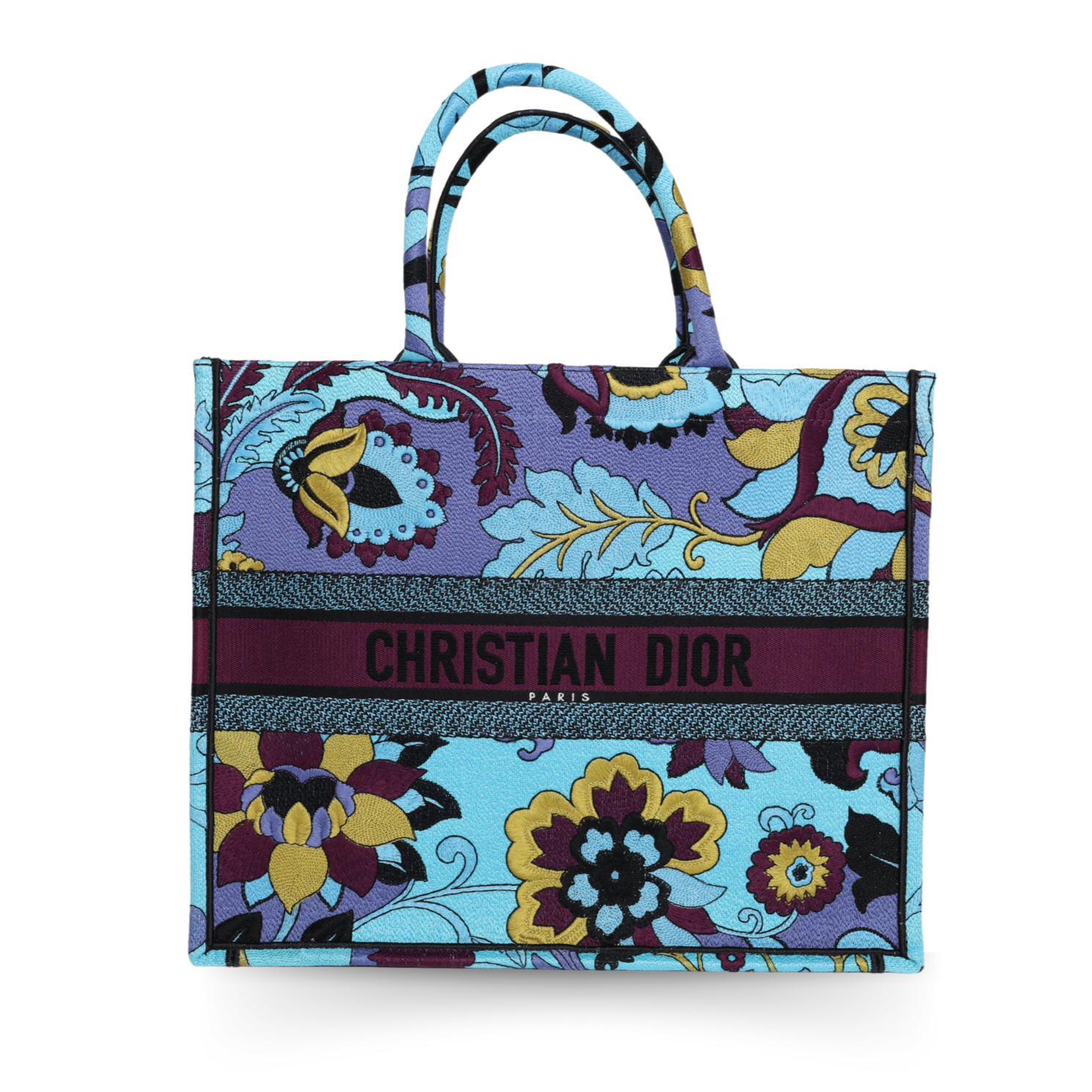 Dior - Oblique Book Tote Large – Blue Canvas (Pre-Owned)